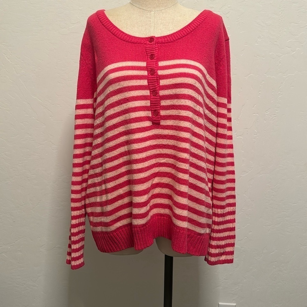 Lane Bryant stripped sweater